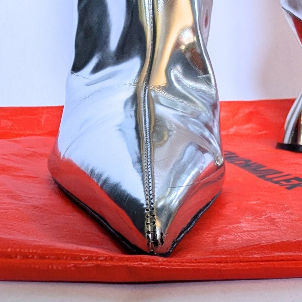 Simon Miller Verner Metallic Hourglass Heel Boots - Picture 12 of 14